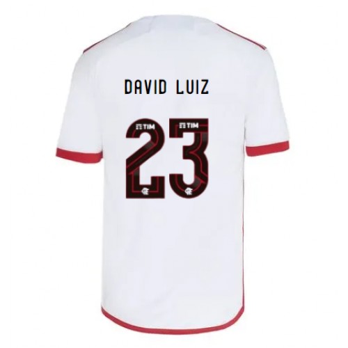 Fotbalové Dres Flamengo David Luiz #23 Venkovní 2024-25 Krátký Rukáv